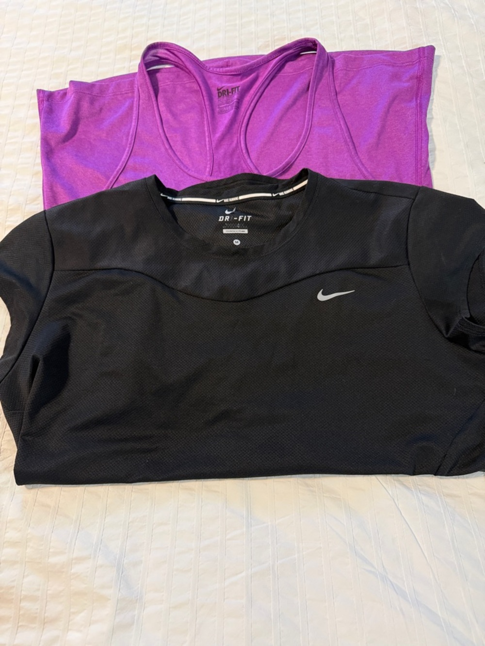 Nike Dri-Fit Purple Racerback & black  T-shirt